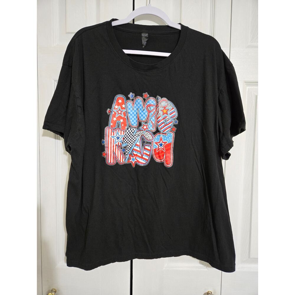 Unknown brand 2xl unisex black America tshirt